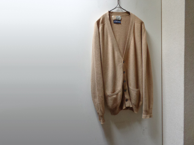 80'S Pringle PURE CASHMERE KNIT CARDIGAN（プリングル カシミア