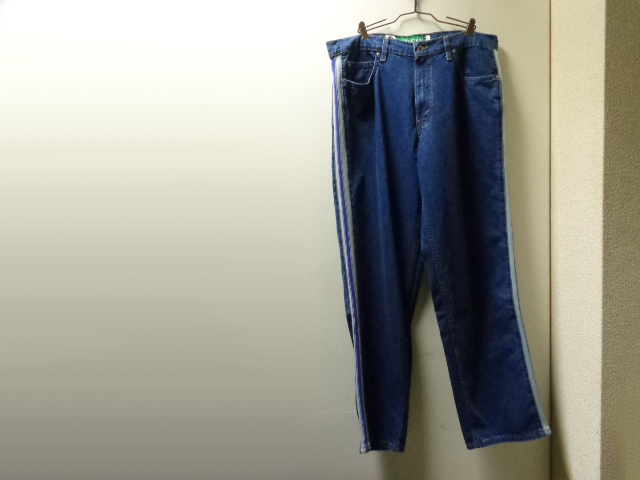 90'S Levis silverTab STONE WASH BAGGY DENIM PANTS WITH SIDE LINE 
