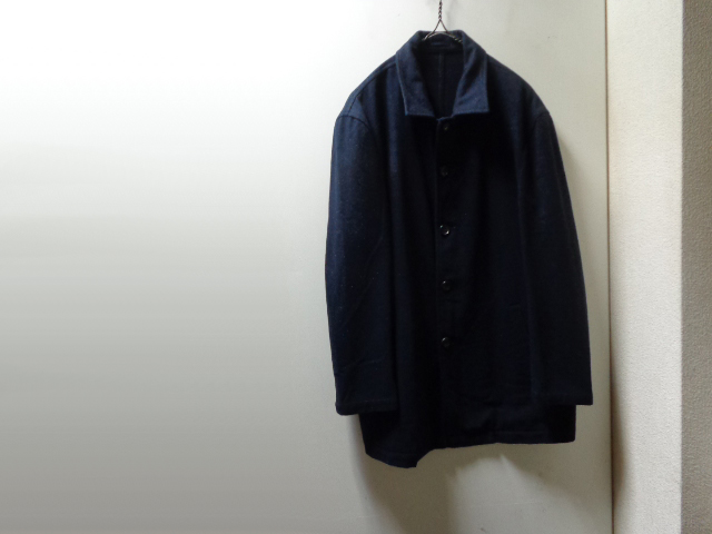 97'S COMME des GARCONS WOOL HALF COAT（97年製 コム デ ギャルソン ハーフ丈仕様ウールコート）MADE IN JAPAN（M） - ANAME