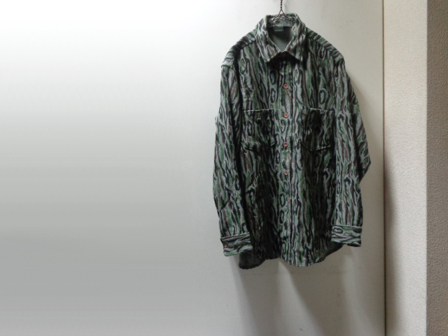 80'S Woolrich TRIBAL CAMO PATTERNE L/S WOOL SHIRTS（ウールリッチ ...