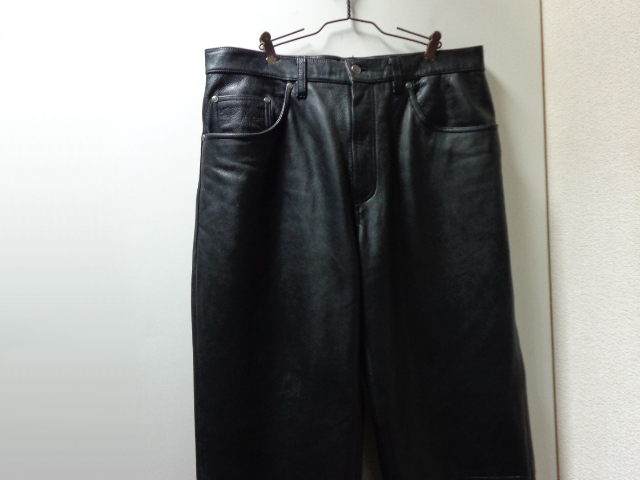 90'S Levis silverTab BAGGY LEATHER PANTS（リーバイス シルバータブ 
