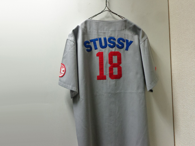 98'S OLD STUSSY S/S BASE BALL SHIRTS（98年 オールドステューシー 18 