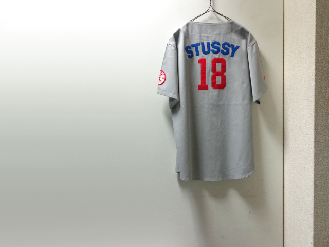 98'S OLD STUSSY S/S BASE BALL SHIRTS（98年 オールドステューシー 18周年記念 半袖ベースボールシャツ
