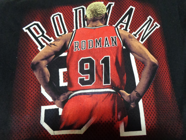 97 S Dennis Rodman T Shirts 1997年製 デニスロッドマン Tシャツ Made In Usa L Aname