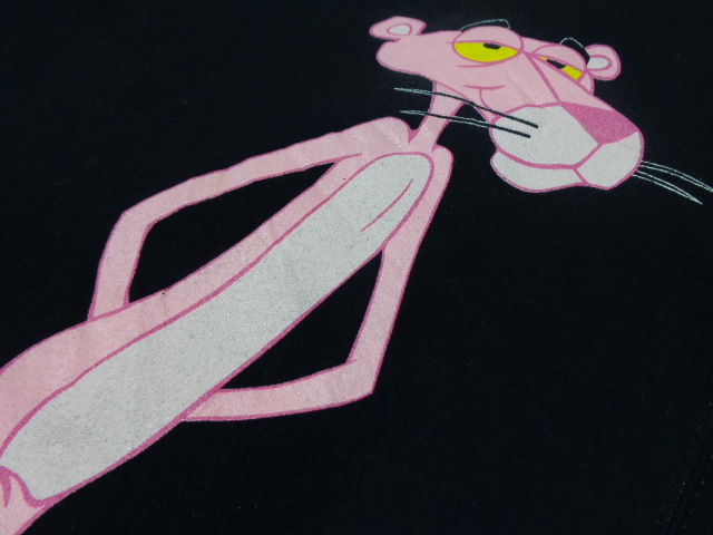 90 S Pink Panther Crew Neck Sweat ピンクパンサー クルーネック仕様 スウェット Made In Usa M Aname