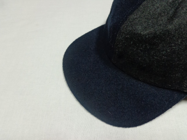 90'S OLD BANANA REPUBLIC BICOLOR MELTON CAP（USA製 オールド バナナ