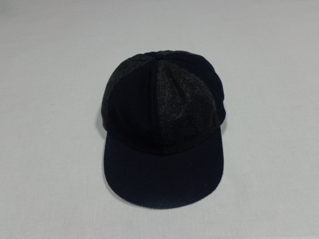 90'S OLD BANANA REPUBLIC BICOLOR MELTON CAP（USA製 オールド