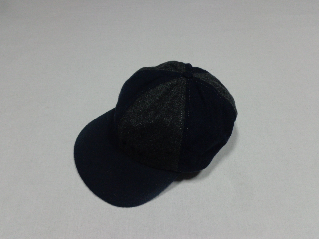 90'S OLD BANANA REPUBLIC BICOLOR MELTON CAP（USA製 オールド バナナ