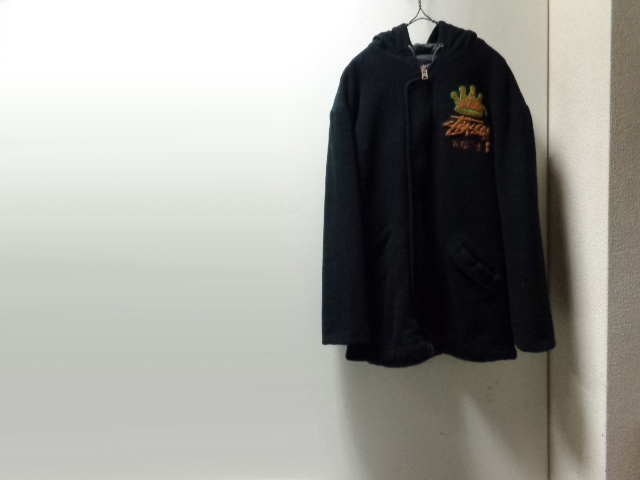 90'S OLD STUSSY WORLD TRIBE MELTON BENCH COAT（オールド