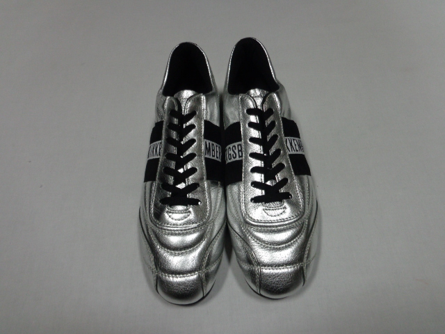 DIRK BIKKEMBERGS SILVER LEATHER SNEAKER（ダークビッケンバーグ 銀本