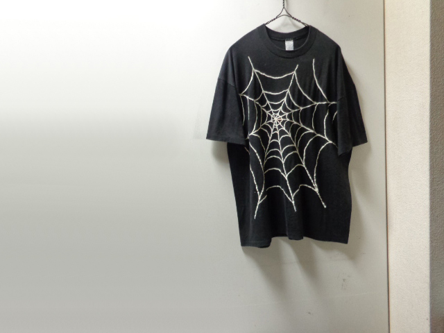 90'S SPIDER WEB PATTERN T-SHIRTS（蜘蛛の巣柄Tシャツ）MADE IN USA