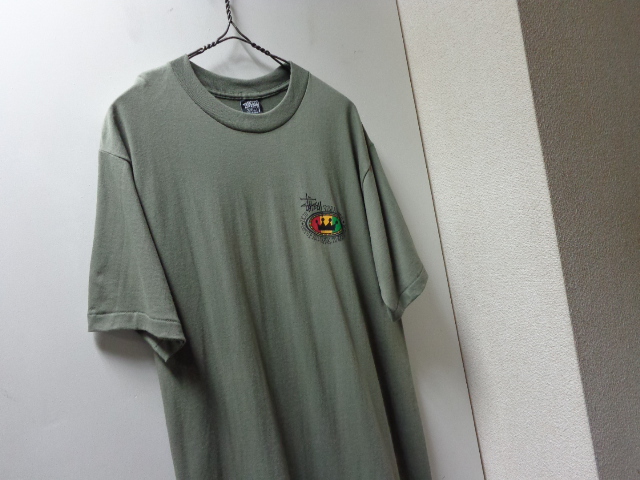 90'S OLD STUSSY T-SHIRTS（USA製 オールドステューシー 黒タグ Tシャツ）DEAD STOCK（L） - ANAME