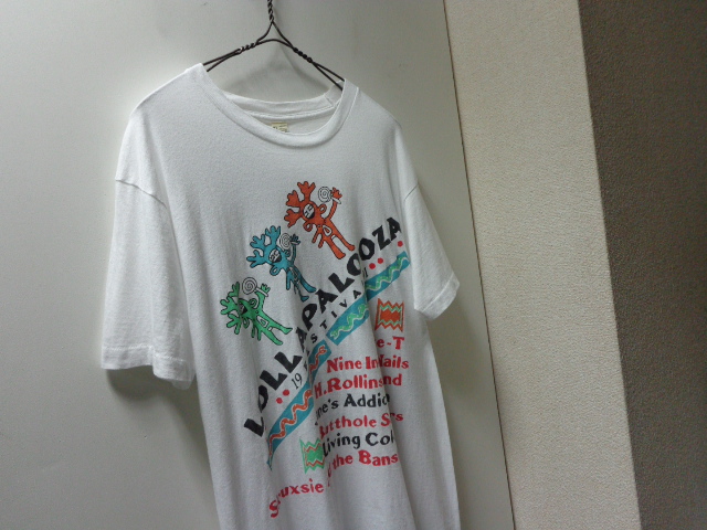 91'S LOLLAPALOOZA T-SHIRTS（1991年製 ロラパルーザ Tシャツ）MADE IN USA（XL） - ANAME
