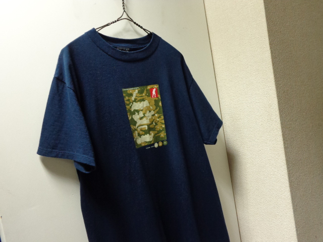 L 90年代 FUCT ファクト アメリカ製 Tシャツ ネイビー