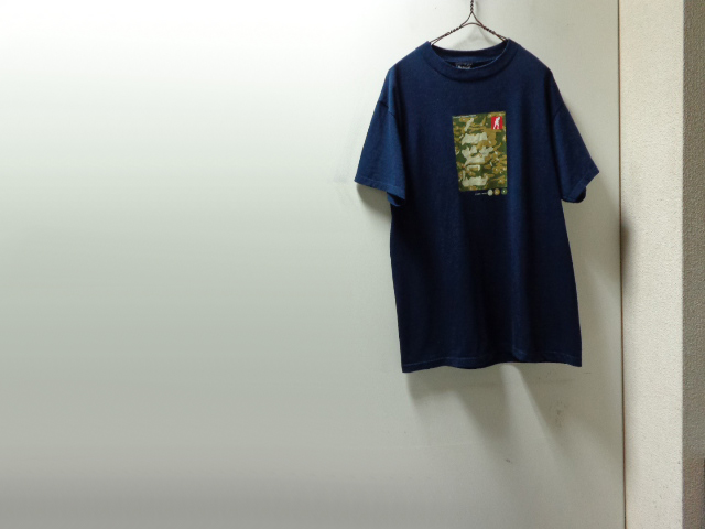 L 90年代 FUCT ファクト アメリカ製 Tシャツ ネイビー