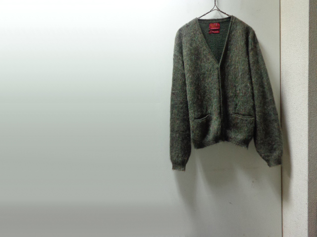 60'S Sears MOHAIR CARDIGAN WITH POCKET（シアーズ ポケット付き
