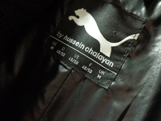 00'S PUMA BY HUSSEIN CHALAYAN DOUBLE BREAST MELTON × FAKE LEATHER 