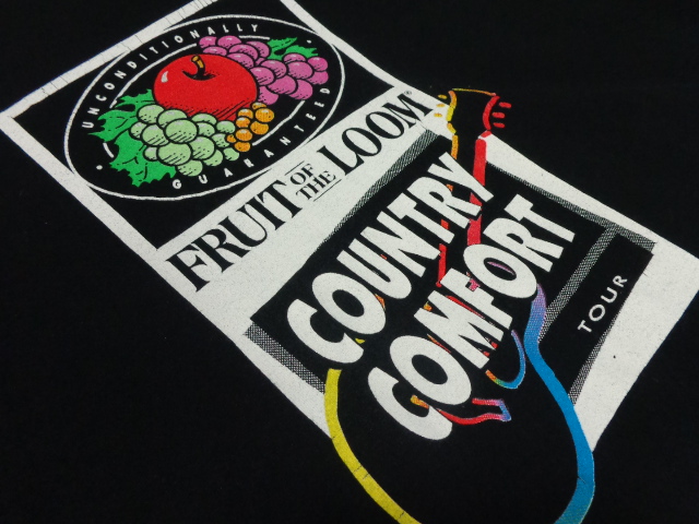 90'S FRUIT OF THE LOOM COUNTRY COMFORT TOUR T-SHIRTS