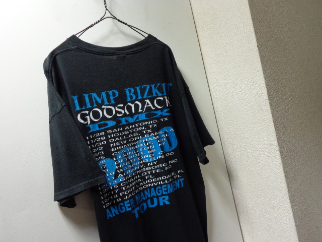 00'S limp bizkit ANGER MANAGEMENT TOUR T-SHIRTS（2000年製 リンプ ...
