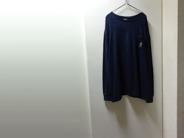 90'S RALPH LAUREN POLO BEAR L/S T-SHIRTS WITH POCKET（ラルフ