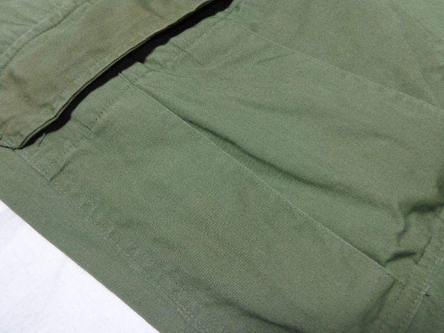 60'S US ARMY 3rd NON-RIP TROPICAL COMBAT COTTON POPLIN CARGO PANTS