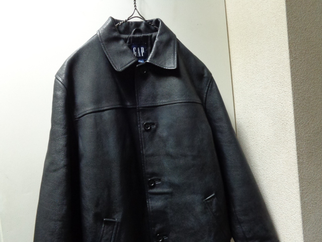 old gap leather carcoat | labiela.com