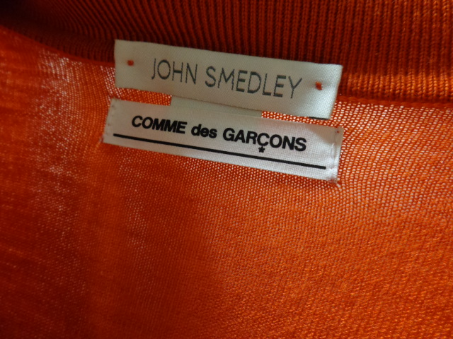 COMME des GARCONS × JOHN SMEDLEY HI-GAUGE L/S WOOL KNIT POLO
