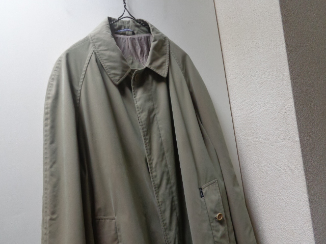 90'S FACONNABLE COTTON × POLYESTER SOUTIEN COLLAR COAT