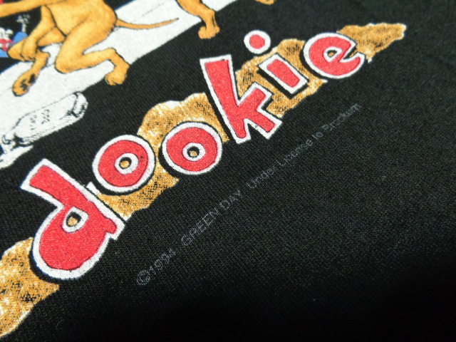 94'S GREEN DAY DOOKIE US TOUR T-SHIRTS（USA製 1994年 グリーンデイ ドゥーキー 米国ツアー Tシャツ） DEAD STOCK（L） - ANAME