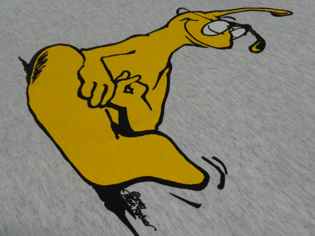 やまびこ市場tシャツ倉庫USA製　90s UCLA 通身眼　tシャツ zen banana slug