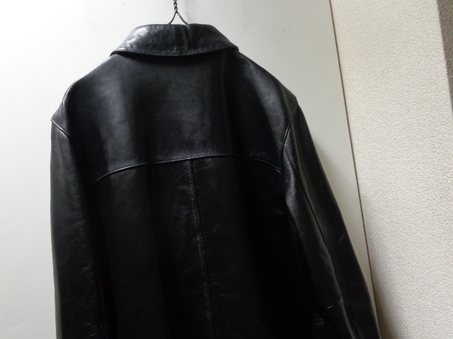 00'S BANANA REPUBLIC LEATHER CAR COAT（バナナリパブリック 本革仕様