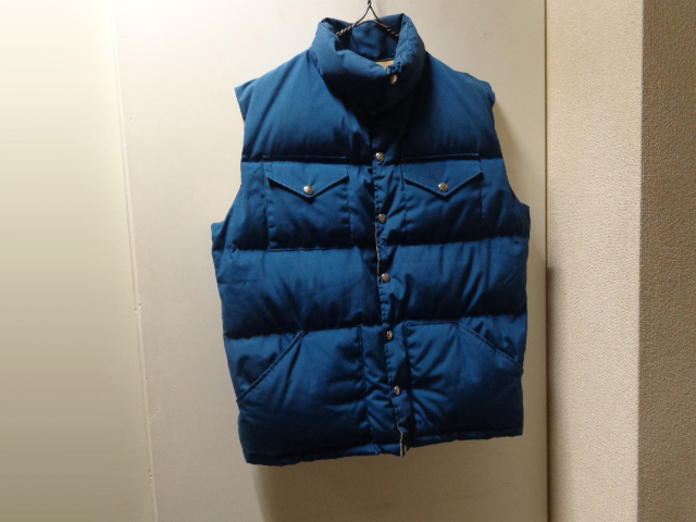 80'S THE NORTH FACE COTTON × POLYESTER DOWN VEST(ノースフェイス 茶