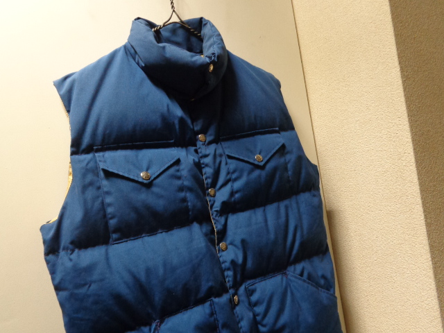 80'S THE NORTH FACE COTTON × POLYESTER DOWN VEST(ノースフェイス 茶