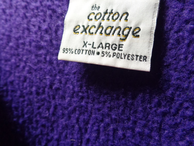 90'S COTTON EXCHANGE REVERSE WEAVE TYPE CREW-NECK SWEAT（USA製