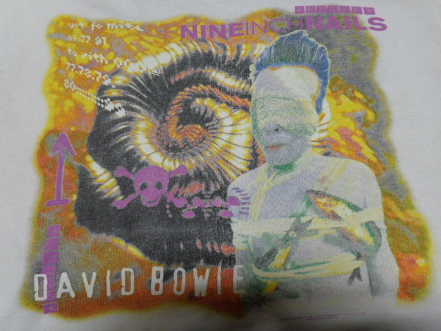 95'S NINE INCH NAILS × DAVID BOWIE US TOUR T-SHIRTS（1995年製
