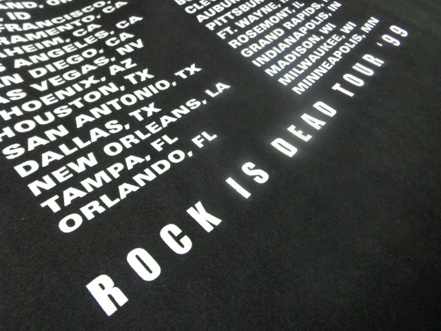 マリリンマンソン ROCK IS DEAD TOUR 99