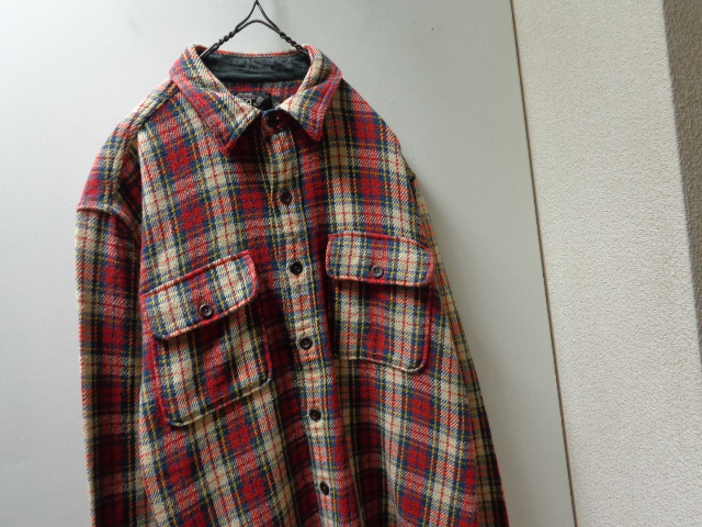 00'S RRL CHECK PATTERN L/S HEAVEY FLANNEL SHIRTS（ダブルアールエル