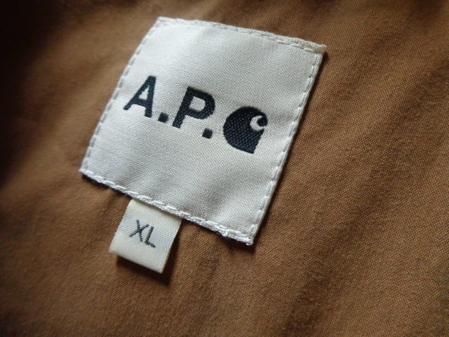 楽天スーパーポイント アーペーセー カーハート apc carhartt ダウン