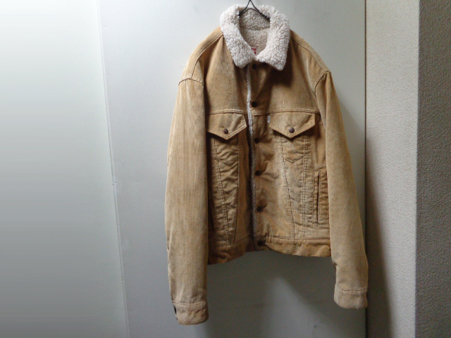 Levi’s corduroy boa jacket USA リーバイス身幅50