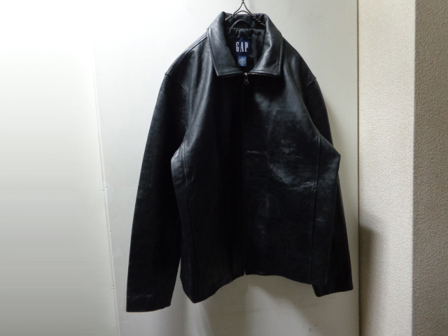 Old GAP Leather  Sports Jacket表記サイズL