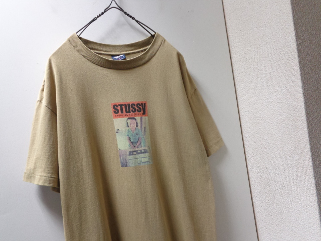 90'S OLD STUSSY SKOOLING SESSIONS T-SHIRTS（紺タグ付き オールド ステューシー スクーリング セッションズ  Tシャツ）MADE IN USA（L） - ANAME