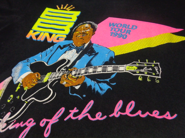 90'S B.B. KING WORLD TOUR T-SHIRTS（1990年製 B.B. キング ワールド ツアー Tシャツ）MADE ...