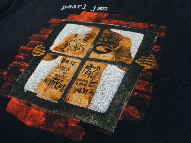 90'S PEARL JAM WINDOW PAIN T-SHIRTS（パールジャム ウィンドウペイン Tシャツ）MADE IN USA（XL） -  ANAME