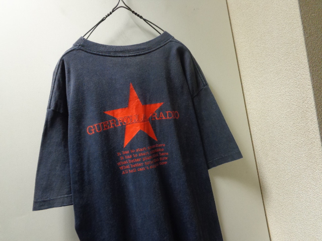 90'S RAGE AGAINST THE MACHINE GUERRILLA RADIO T-SHIRTS（レイジ アゲインスト ザ マシーン ゲリララジオ  Tシャツ）USA COMPONENTS（L） - ANAME