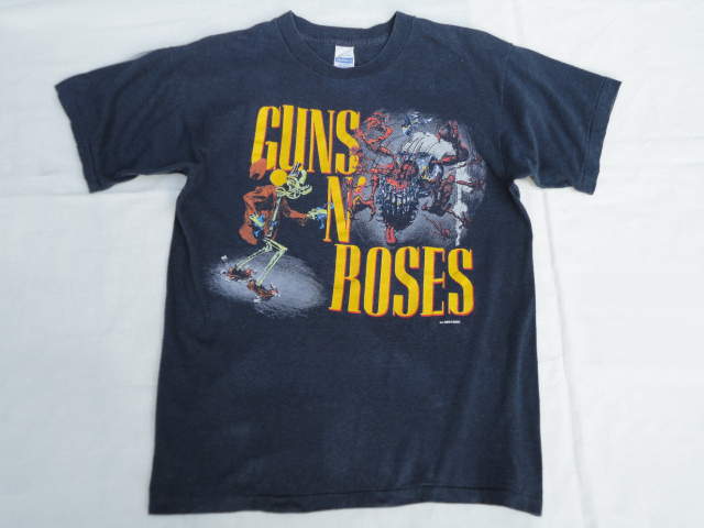 80'S GUNS N'ROSES（ガンズ＆ローゼズ）レイプ柄ツアーTシャツ（L 40 ...